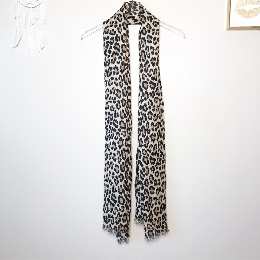 KATE SPADE |  Leopard Print Scarf OS